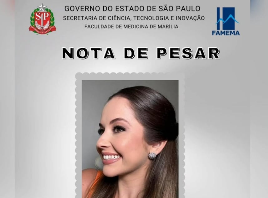 Médica da 51ª turma da Famema morre em acidente com 11 vítimas no MT