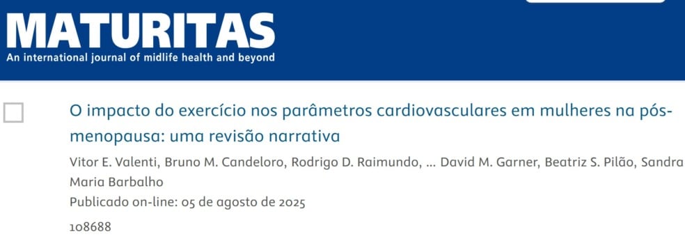 Estudo de Marília para impacto de exercícios na pós-menopausa repercute