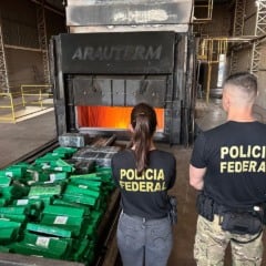 PF de Marília incinera 1,3 tonelada de drogas após apreensões