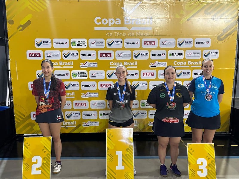 Tênis de Mesa de Marília vence etapa da Copa Brasil em Bauru