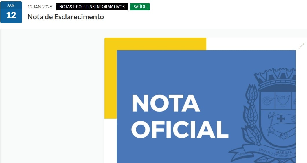Saúde em Marília acusa danos com onda de boatos e vai à polícia e justiça