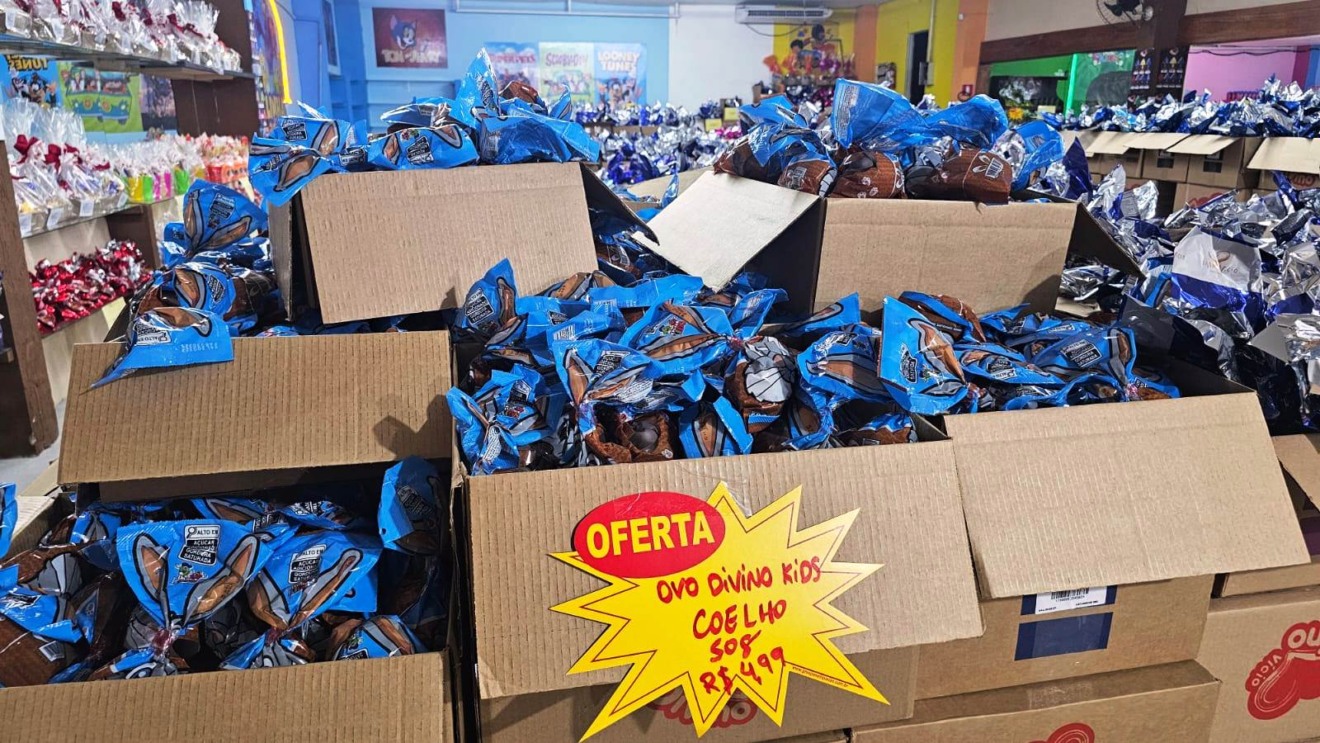 Divino Vício abre loja de fábrica com ovos de Páscoa a partir de R$ 4,99 em Marília