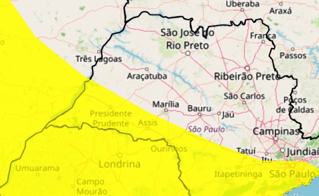 Meteorologia chuvas e risco de tempestade na semana