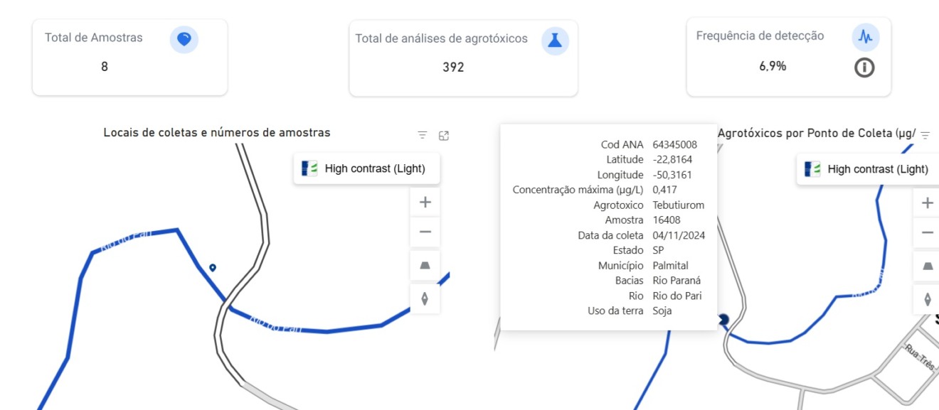 Painel do Agrotóxico em água avalia cinco casos no Estado, um na região de Marília
