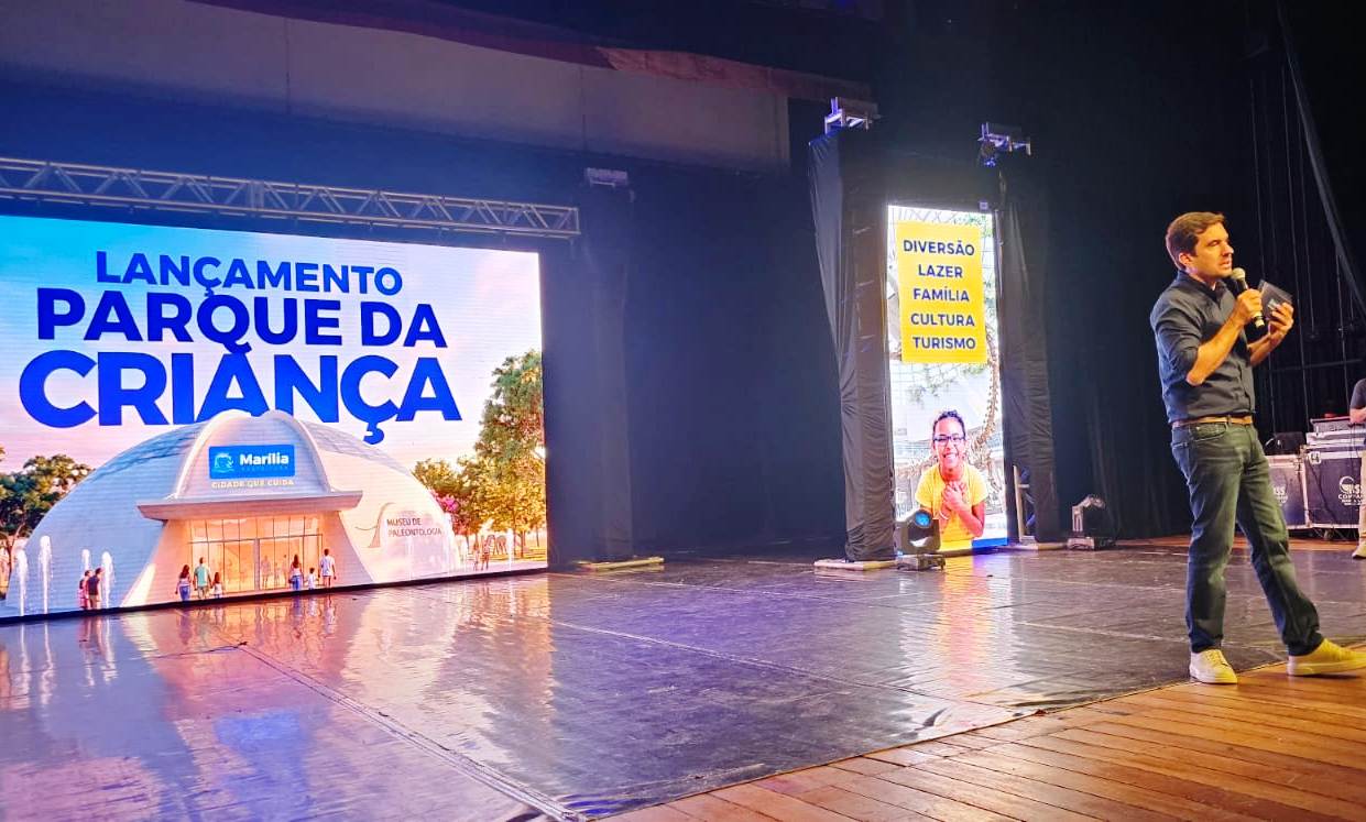 Parque da Criança combina lazer, inclusão, memória e tecnologia em Marília