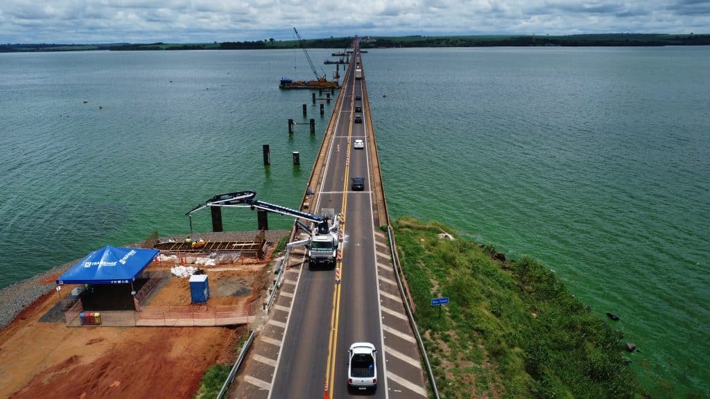 Duplicação de maior ponte do Estado atinge 75% em obra a 100km de Marília