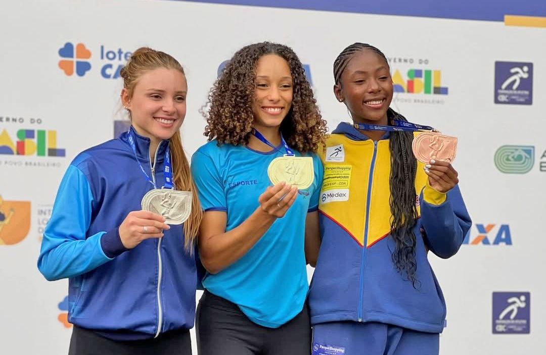 Samara Paim, de Marília, é vice-campeã brasileira no salto em altura