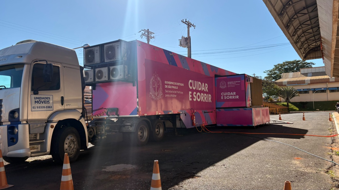 Pompeia recebe Carreta Odontológica da Mulher e atendimento gratuito