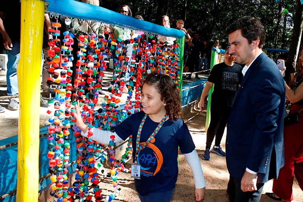 Jardim Sensorial usa inovações simples para lazer com inclusão no Bosque