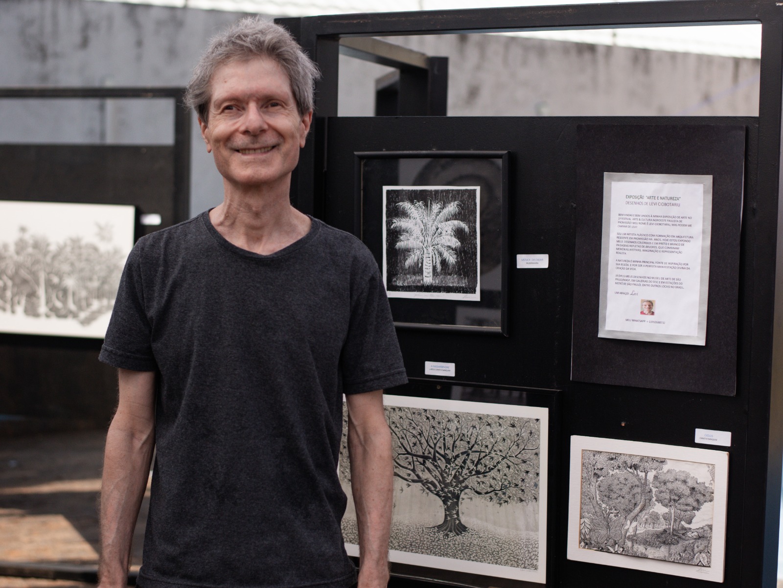 Exposição de Levi Ciobotariu reúne paisagens fantásticas na Galeria Municipal de Artes de Marília