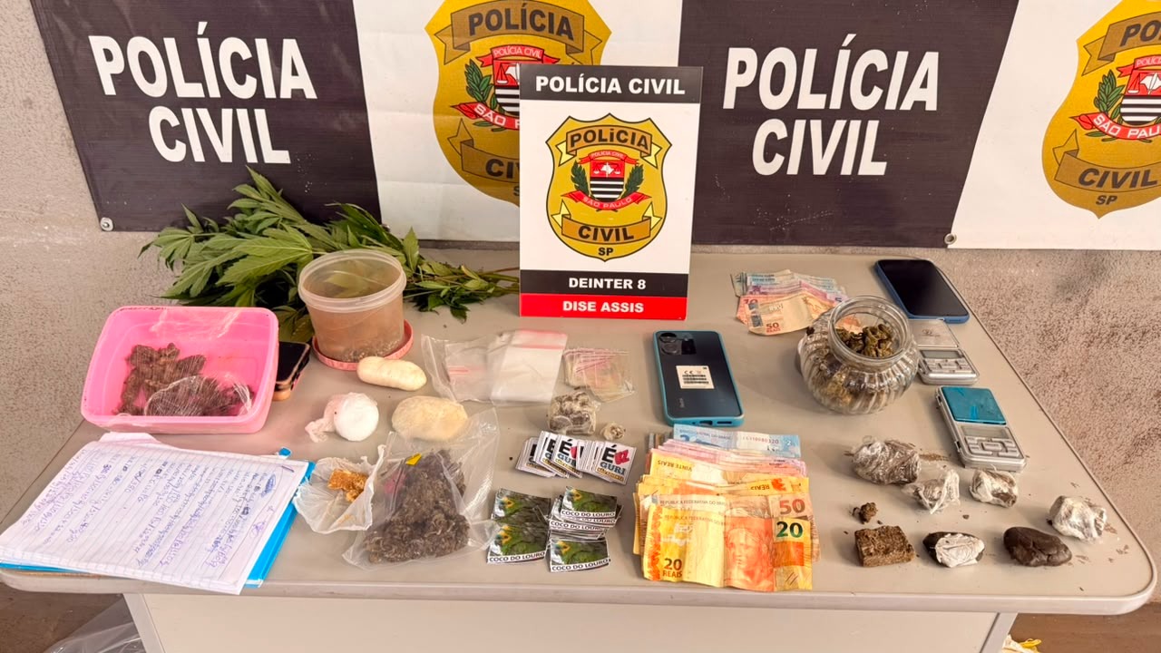 Operação contra tráfico em Assis prende 11 e bloqueia até R$ 1 milhão em bens
