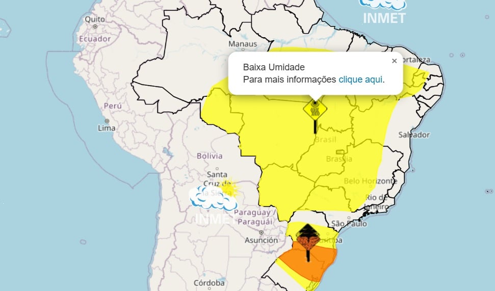 Estado tem alerta de calor e incêndios; temperatura sobe até 5º em Marília