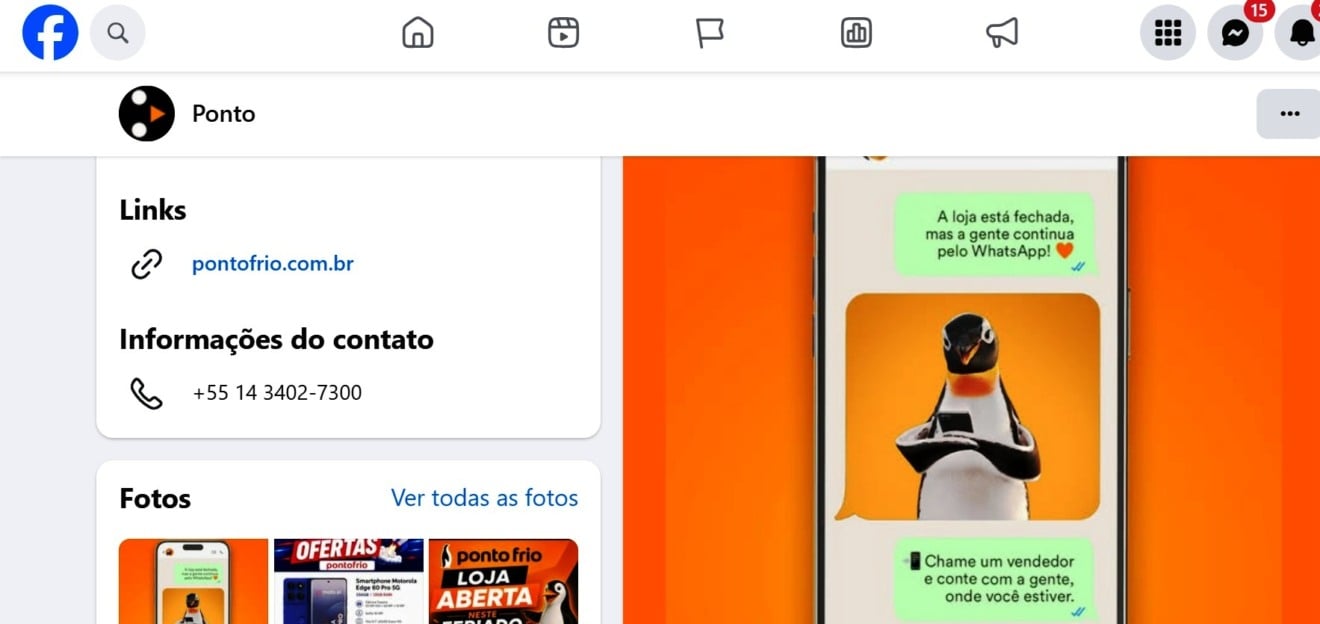 
Ponto Frio fecha loja em Marília com cartaz na porta e poucas informações
