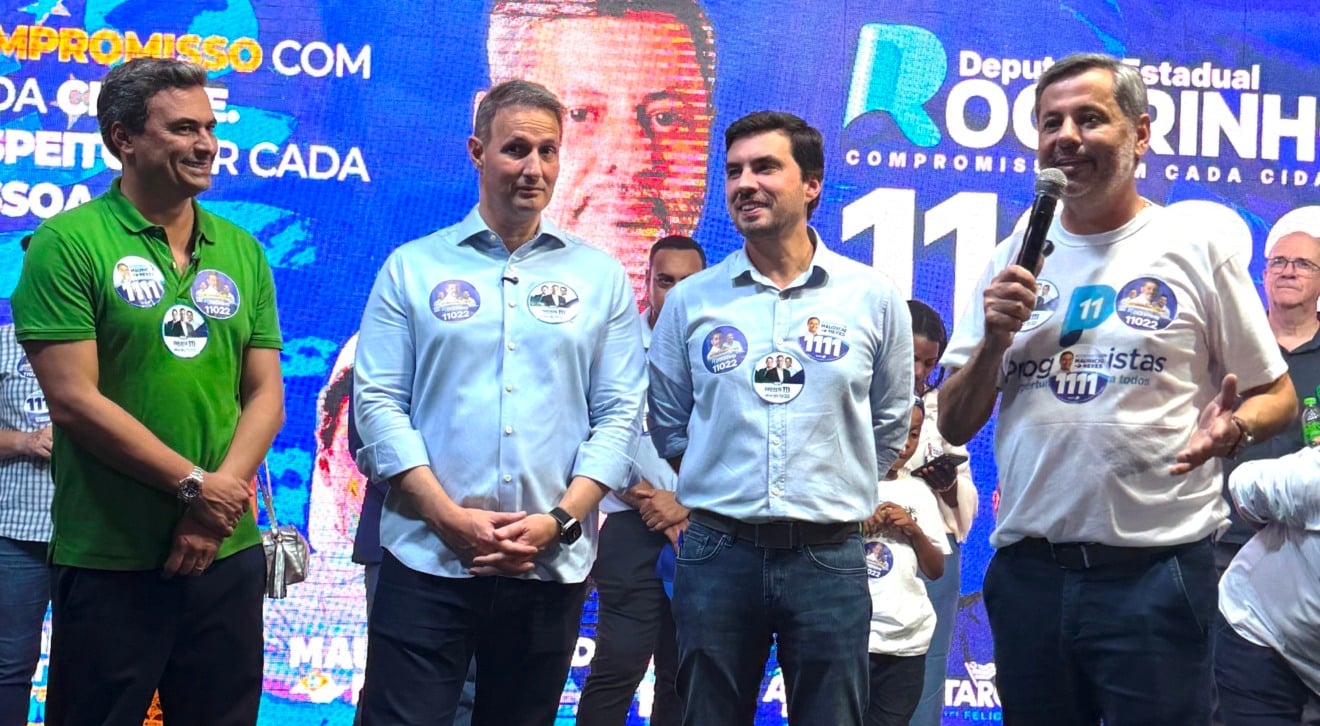 Rogerinho lança candidatura com Vinícius, Derrite e Maurício Neves em Marília